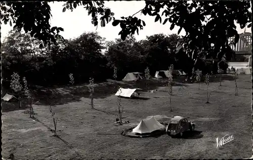 Ak Muides Loir et Cher, Le Terrain de Camping