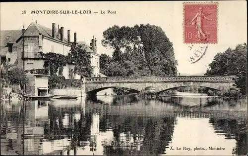 Ak Montoire Loir et Cher, Le Pont