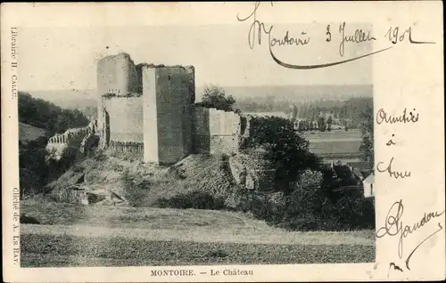 Ak Montoire Loir et Cher, Le Chateau