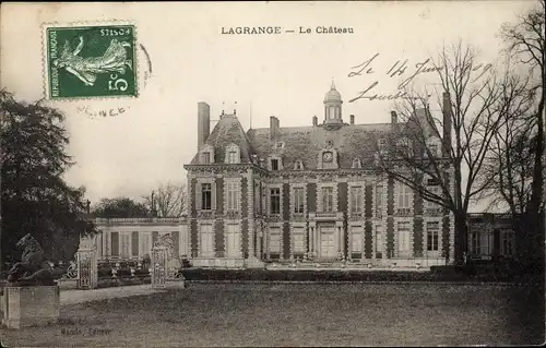 Ak Lagrange Bordeaux Seine-et-Marne, Le Château