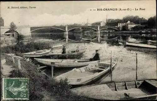 Ak Ris Orangis Essonne, Le Pont