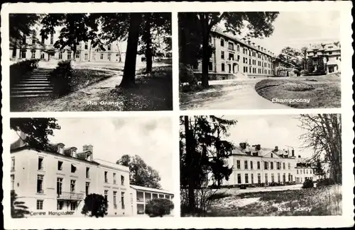 Ak Essonne, Le Sanatorium des Cheminots, Ses Quatre Maisons de Cure