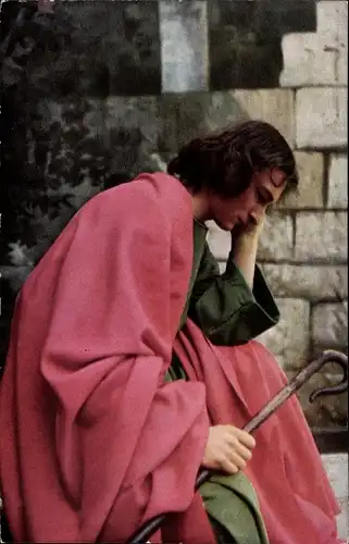 Ak Passionsspiele Oberammergau 1922, Johannes, Darsteller Melchior Breitsamter, Serie II No. 9