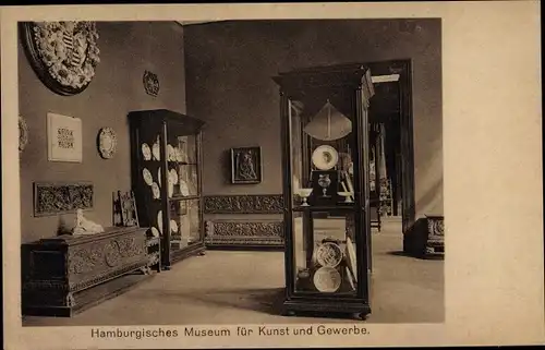 Ak Hamburg Altona, Möbel, 5. italienische Renaissance, Museum für Kunst und Gewerbe, Lachmund