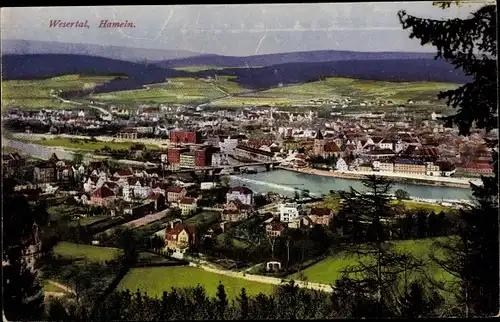 Ak Hameln in Niedersachsen, Panorama