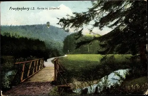 Ak Frankenberg an der Zschopau Sachsen, Lützeltal