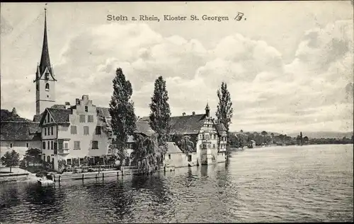 Ak Stein am Rhein Kanton Schaffhausen, Kloster St Georgen