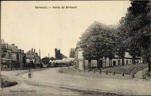 Ak Verneuil Eure, Porte Breteuil