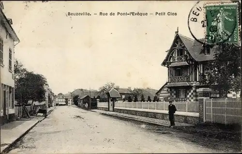 Ak Beuzeville Eure, Rue de Pont l'Evèque, Petit Clos