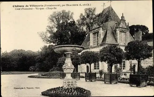 Ak Tour en Sologne Loir et Cher, Château de Villesavin
