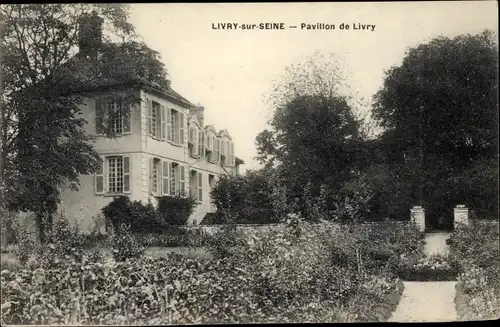 Ak Livry-sur-Seine Seine-et-Marne, Pavillon de Livry