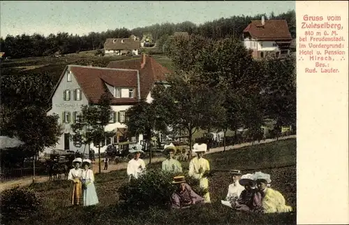 Ak Wackersberg Oberbayern, Zwieselberg, Hotel Hirsch