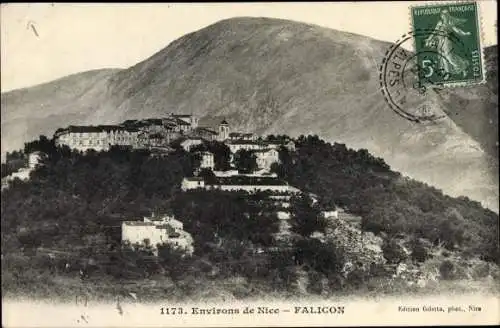 Ak Falicon Alpes-Maritimes, Vue generale