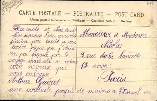 Buchstaben Ak Saint Germain en Laye Yvelines, Blumen, Souvenir