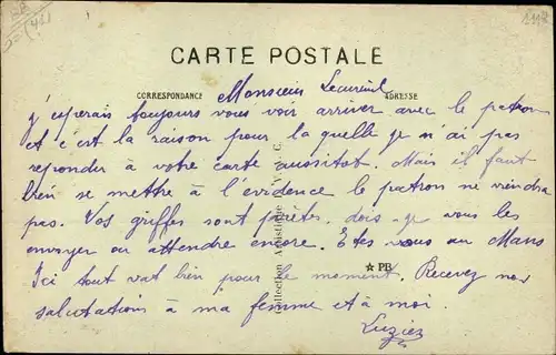 Ak Le Gué du Loir Loir et Cher, Vue generale