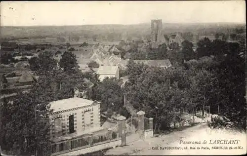 Ak Larchant Seine-et-Marne, Panorama