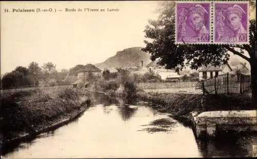 Ak Palaiseau Essonne, Les Bords de l'Yvette au Lavoir