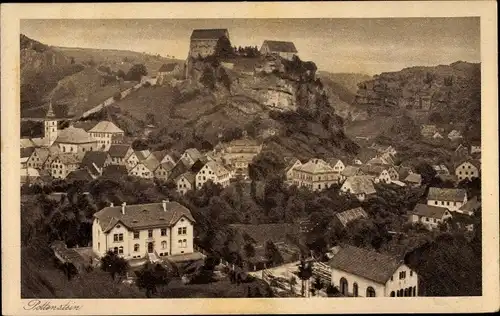Ak Pottenstein in Oberfranken, Teilansicht, Luftbild
