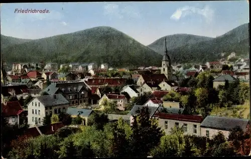 Ak Friedrichroda im Thüringer Wald, Gesamtansicht