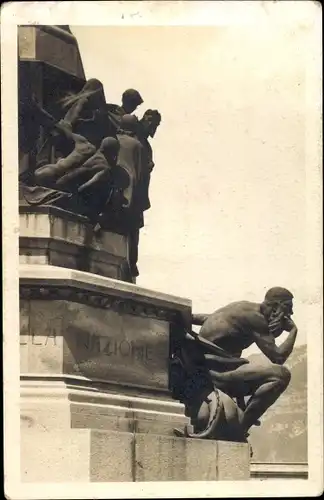 Ak Trient Trentino-Alto-Adige Südtirol, Monumento a Dante