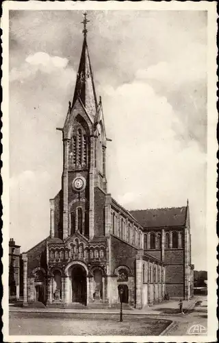 Ak Flers Orne, Eglise Saint Jean Baptiste