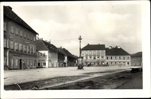 Ak Josefov Josefstadt Jaroměř, Platz mit Hotel