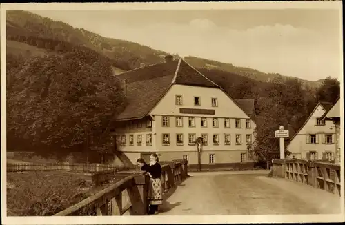 Ak Untersimonswald Simonswald im Schwarzwald, Gasthof zum Bären