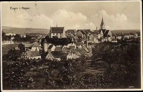 Ak Engen im Hegau, Blick auf den Ort