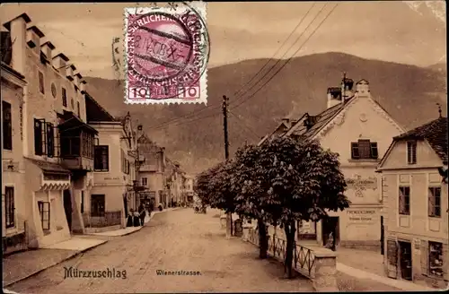 Ak Mürzzuschlag Steiermark, Wienerstraße