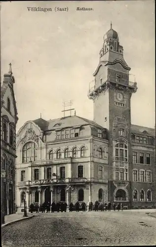 Ak Völklingen Saarland, Rathaus