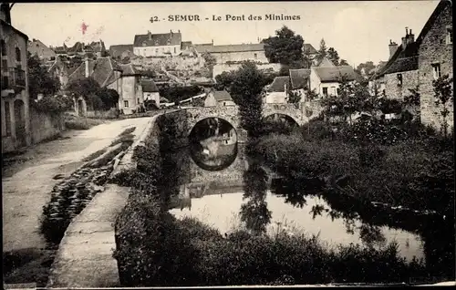 Ak Semur-en-Auxois Côte-d’Or, Le Pont des Minimes