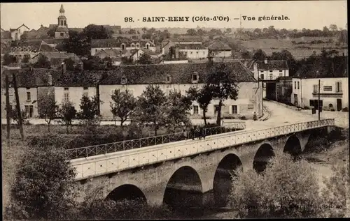 Ak Saint Remy Côte-d’Or, Vue generale