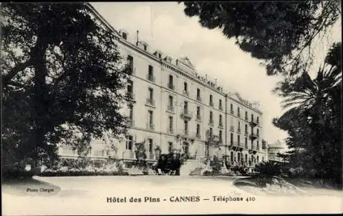 Ak Cannes Alpes Maritimes, Hotel des Pins
