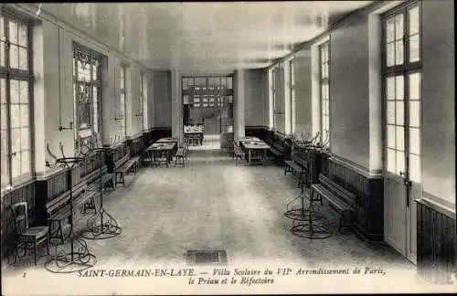 Ak Saint Germain en Laye Yvelines, Villa Scolaire de VII Arrondissement de Paris