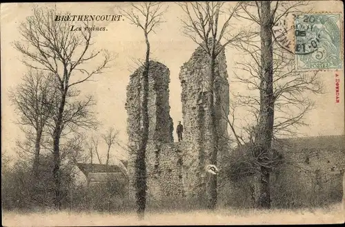 Ak Brethencourt Yvelines, Les ruines