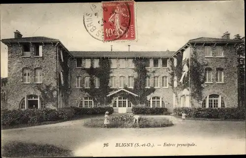 Ak Bligny Essonne, Entrée principale