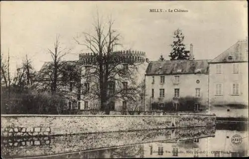 Ak Milly la Forêt Essonne, Château
