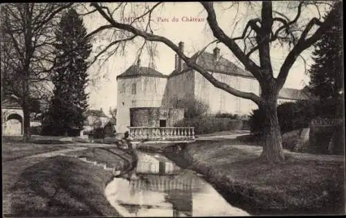 Ak Milly la Forêt Essonne, Parc du Château
