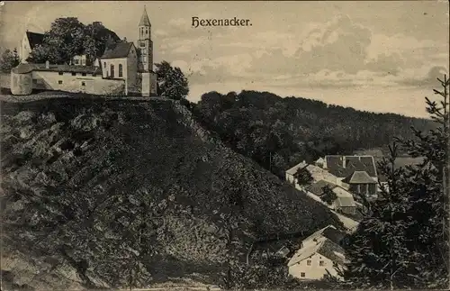 Ak Hexenacker Altmannstein, Blick auf den Ort und Umgebung