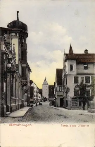 Ak Memmingen an der Iller Schwaben, Partie beim Ulmer Tor