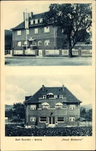 Ak Bad Sooden Allendorf in Hessen, Blick auf Haus Biskamp