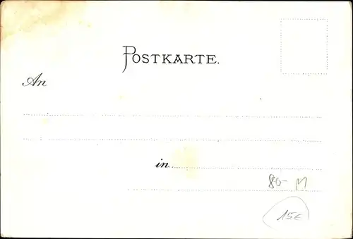 Litho München, Bavaria mit Ruhmeshalle, Nymphenburg, Parkansicht