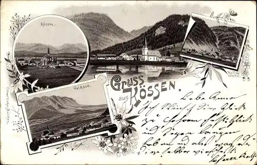 Litho Kössen in Tirol, Walchsee, Reit im Winkl