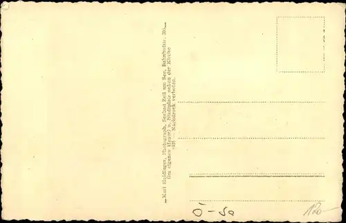 Ak Kaprun in Salzburg, Stadtansicht, Straßenpartie, Orgler Cafe