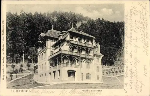 Ak Todtmoos im Hochschwarzwald, Blick auf Pension Batzenhaus