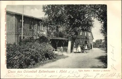 Ak Kellenhusen an der Ostsee in Ostholstein, Villa Sophie, Inh. J. Behnke