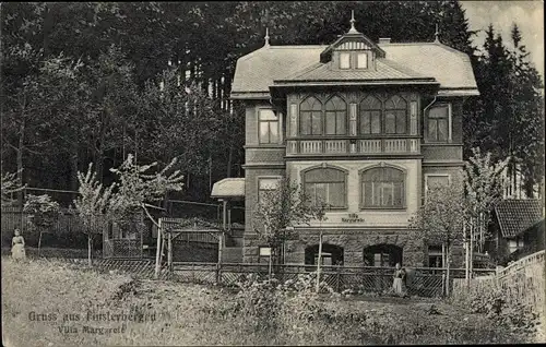 Ak Finsterbergen Friedrichroda Thüringen, Blick auf Villa Margarete