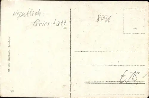 Ak Griesstätt im Kreis Rosenheim Oberbayern, Ortschaft, Pavillon, Gg. Neumeier's Handlung