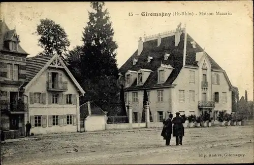 Ak Giromagny Territoire de Belfort, Maison Mazarin