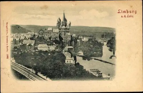 Relief Ak Limburg an der Lahn Hessen, Panorama